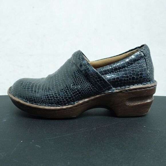 B.O.C. Born Concept C45773 Comfort Shoes Women Size US 7 M Black Leather Slip On - Picture 4 of 12